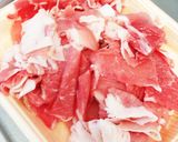 裏ワザ！しっとりお肉の冷しゃぶサラダ作り方1写真