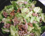 豚肉とキャベツの味噌だれ炒め作り方4写真
