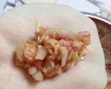 新玉ねぎとキャベツの餃子作り方4写真