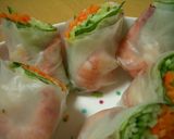 えび入りサラダ生春巻き作り方7写真