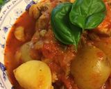 新じゃがのトマトチキン煮作り方9写真