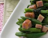 ネバネバ野菜炒め　スイートチリソースかけ作り方2写真