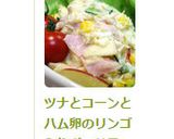 ツナとコーンとハム卵のリンゴ入りポテサラ作り方14写真