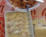 ワンタンの皮でパリッパリ一口餃子作り方3写真