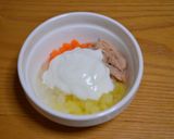 離乳食*中期～『野菜のヨーグルトサラダ』作り方4写真