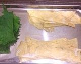 うんまい♪大葉玉子で巻いたおにぎり♪作り方2写真
