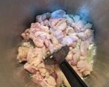 圧力鍋で❀鶏もも肉とゴボウの黒酢煮❀作り方2写真