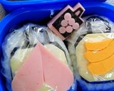 仮面ライダーガイム☆キャラ弁ロックシード作り方12写真