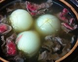 新玉ねぎと牛肉のあっさり鍋♪作り方3写真