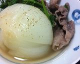 新玉ねぎと牛肉のあっさり鍋♪作り方5写真