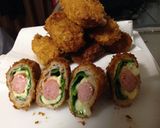 肉巻きピーマンのウインナーチーズ揚げ★作り方6写真