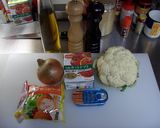 カリフラワーとパン粉のパスタ作り方1写真