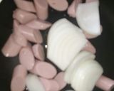簡単☆新玉ねぎ&魚肉ソーセージ炒め作り方4写真
