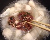 プルコギビーフ活用！大根と牛肉の煮物作り方4写真