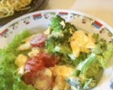 ゆで卵とブロッコリーとトマトのサラダ作り方5写真