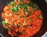 ヘルシー豆腐卵の3色丼作り方3写真