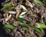 牛肉と舞茸のねぎすき煮作り方3写真