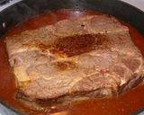 硬いお肉も箸でちぎれる牛肉ポットロースト作り方4写真