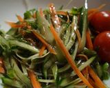 味付きめかぶで簡単サラダ♪作り方4写真