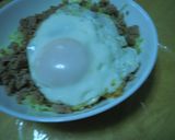 豚ひきキャベ玉丼作り方3写真