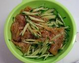 きゅうりと中華くらげの和え物作り方4写真