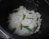 炊けたご飯に混ぜるだけ☆アスパラご飯作り方7写真