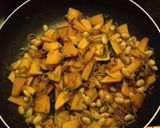 カボチャとジャコと大豆のきんぴら作り方1写真