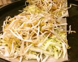 春巻の皮でお手軽 本場の広島お好み焼き！作り方3写真