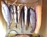 にじますと山女魚とベーコンの燻製作り方6写真