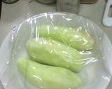 レンジで簡単！シンプル蒸し茄子作り方5写真