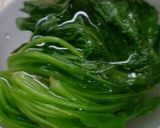 ほうれん草とキノコの梅ダレ和え作り方3写真