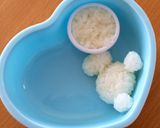 アナと雪の女王から❄︎オラフ♪キャラ弁♪作り方2写真