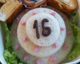 バースデーケーキキャラ弁★誕生日作り方1写真