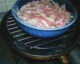 豚肉とモヤシの重ね蒸し作り方3写真