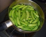 簡単旨い　スナップエンドウ炒め作り方3写真