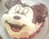立体キャラケーキ（ミッキー）１５ｃｍ作り方20写真