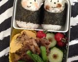 簡単かわいいお弁当 〜顔おにぎり作り方6写真