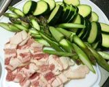 簡単つまみ。ズッキーニを粒マスタードで作り方1写真