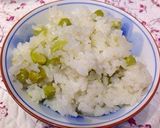 簡単！グリンピースの炊き込みご飯作り方3写真