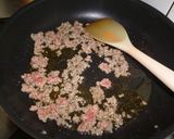 ワインとひき肉のトマトパスタ作り方2写真