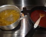 ワインとひき肉のトマトパスタ作り方6写真