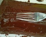 チョコロールケーキ❤ブッシュ･ド･ノエル作り方10写真