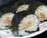 ツナマヨおにぎり☆巻き巻きバージョン作り方3写真