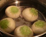 コンビーフトマトソースとかぶ作り方2写真