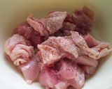 そら豆と照り焼きチキンチーズのピザ作り方3写真
