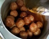 簡単꙳★*ﾟ肉だんご☆甘酢あん作り方3写真