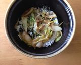 ソースが隠し味♪いわしの蒲焼丼★海苔ネギ作り方8写真