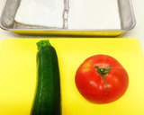 イカとトマトとズッキーニの甘辛炒め♬作り方1写真