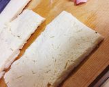 肉の薄切りと豆腐でステーキ作り方2写真