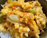 なめ茸と三つ葉のふわふわ卵(丼にも)作り方6写真